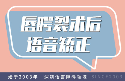 唇腭裂术后语言语音矫正